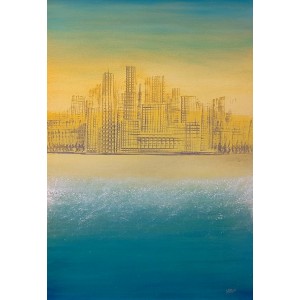 Irtiza Kazmi, 20 x 30 inches, Acrylics on Canvas, Landscape Painting, AC-IRTK-055